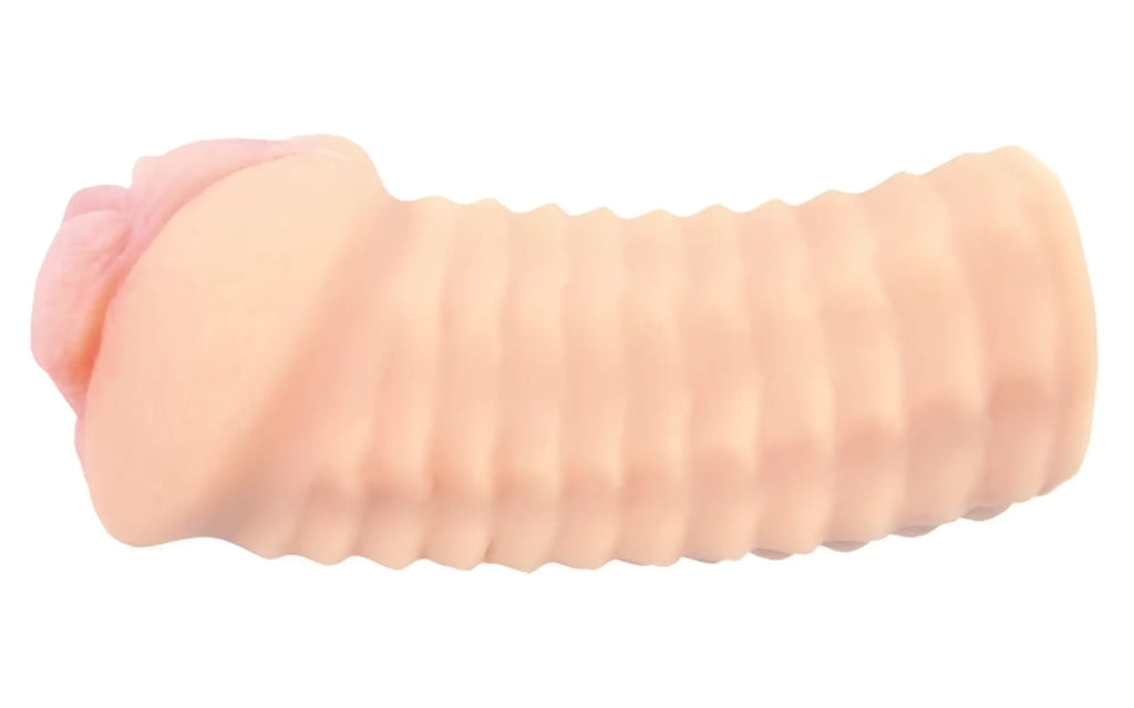 Pink silicone cock ring with ribbed texture from kokos masturbator elegance 6 designed for enhanced stimulation