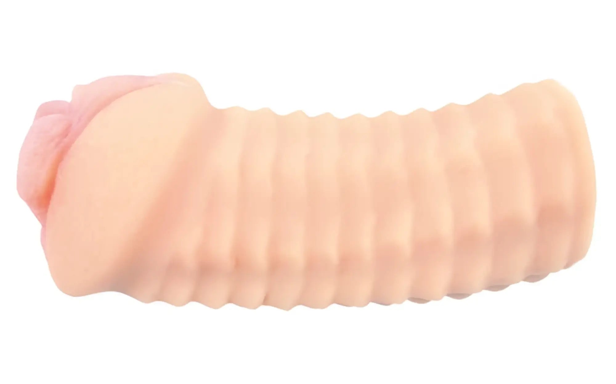 Pink silicone cock ring with ribbed texture from kokos masturbator elegance 6 designed for enhanced stimulation