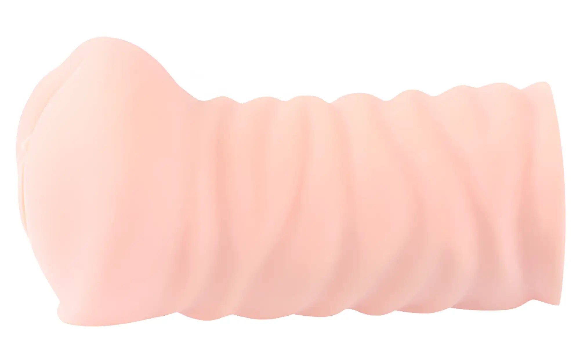 Pink silicone ribbed cock ring from kokos masturbator nymph designed for enhanced stimulation