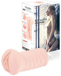 Pink silicone nymph toy from kokos artist collection series designed as a realistic masturbator nymph model