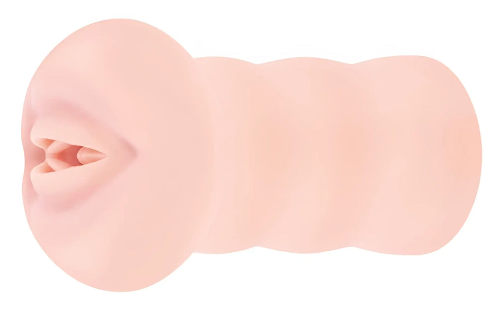 Pink silicone anal plug kokos masturbator virgin with realistic lips and textured ridges for enhanced sensation