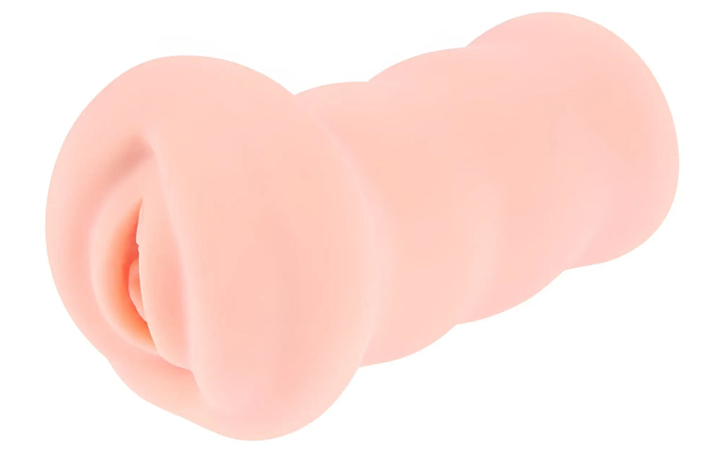 Pink silicone anal plug kokos masturbator virgin with textured ribbed surface and smooth rounded edges