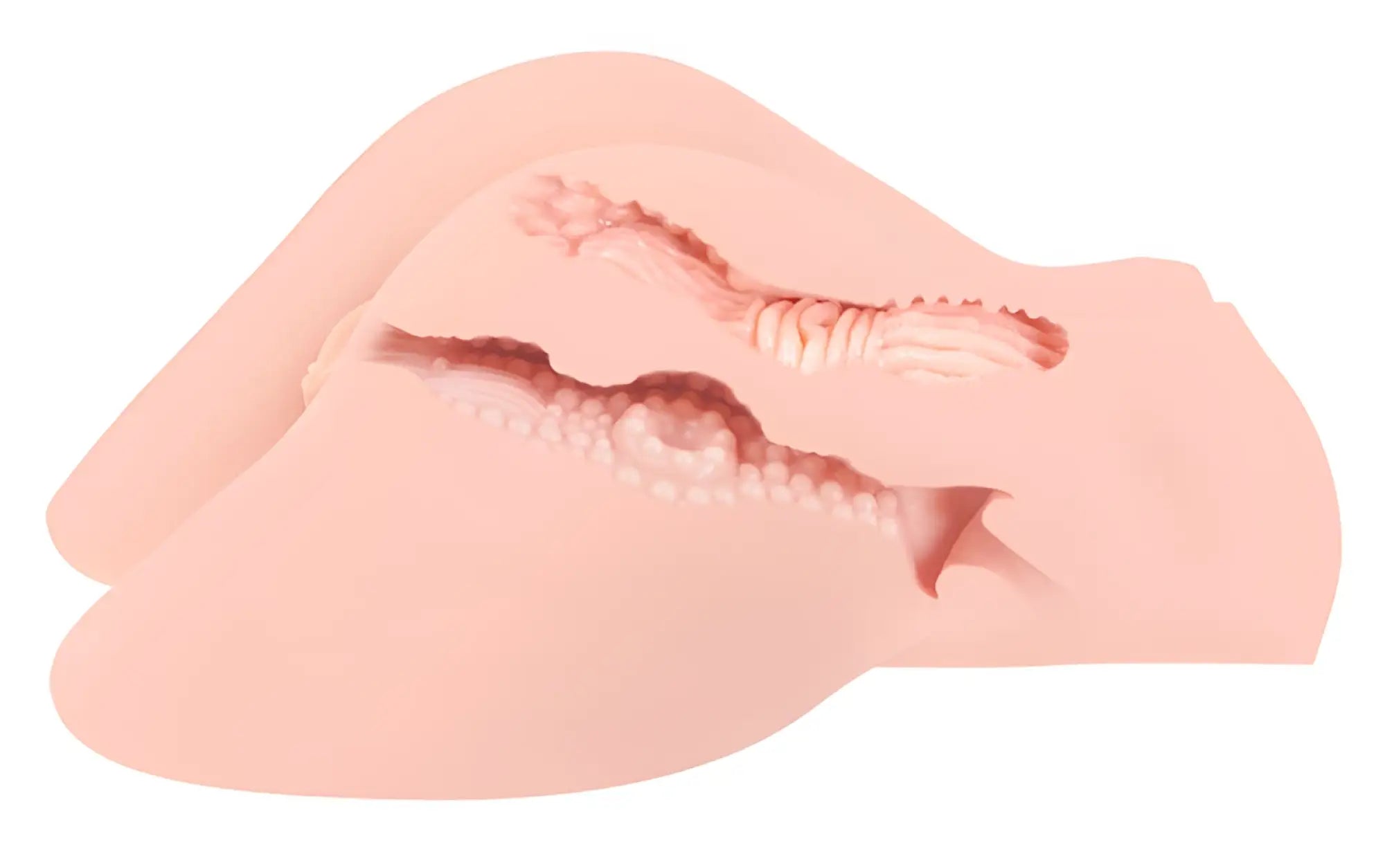 Pink silicone mold designed to replicate human lips with realistic texture kokos real hip hera 1:1