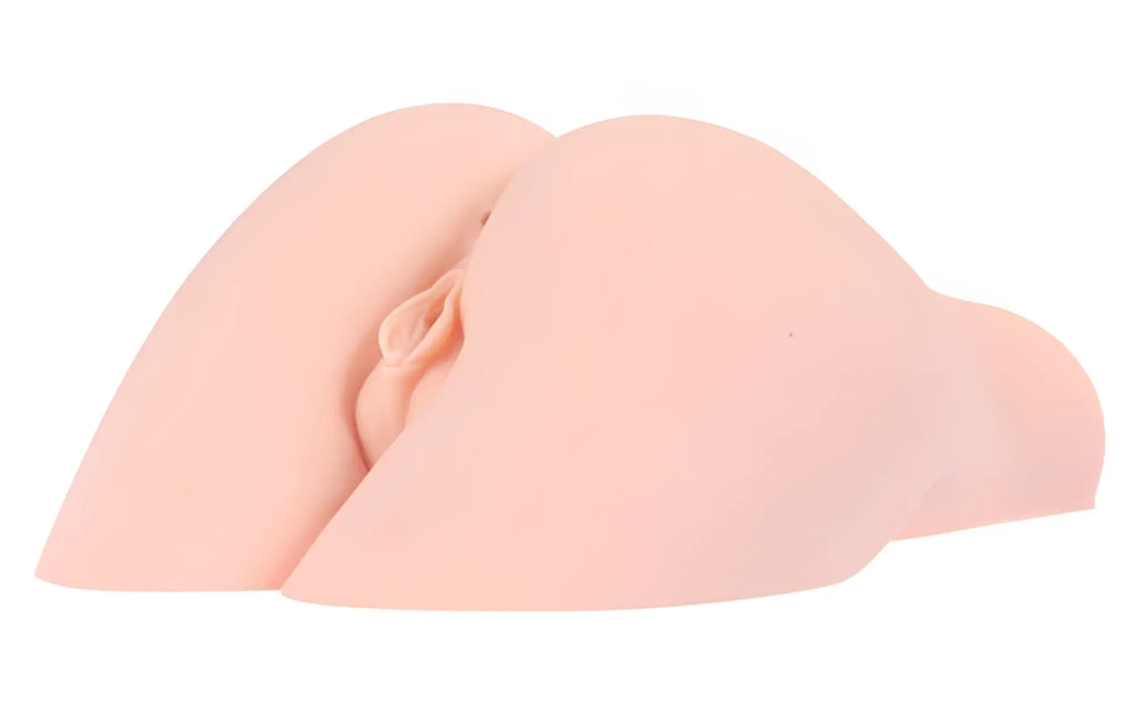 Pink silicone realistic buttocks model showing back side of kokos real hip hera 1 1 product