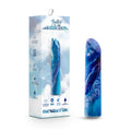 Limited addiction mesmerize power vibe azure a sleek blue and purple marbled toy with a smooth curved design