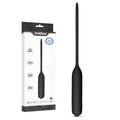 Black silicone vibrating urethral dilator from lovetoy designed for comfortable and discreet urethral stimulation