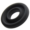 LuvPump silicone donut cushion black with smooth rounded design for pump cylinder 2.15 to 2.5 inch diameter