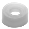 White silicone donut-shaped ring with smooth matte finish for luvpump silicone donut cushion pump cylinder 2.0in to 2.25in diameter