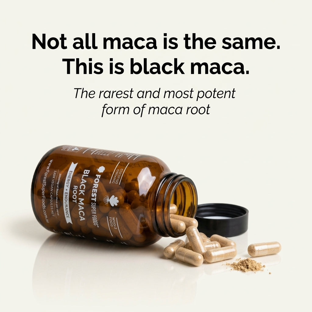 Certified Organic Black Maca Capsules