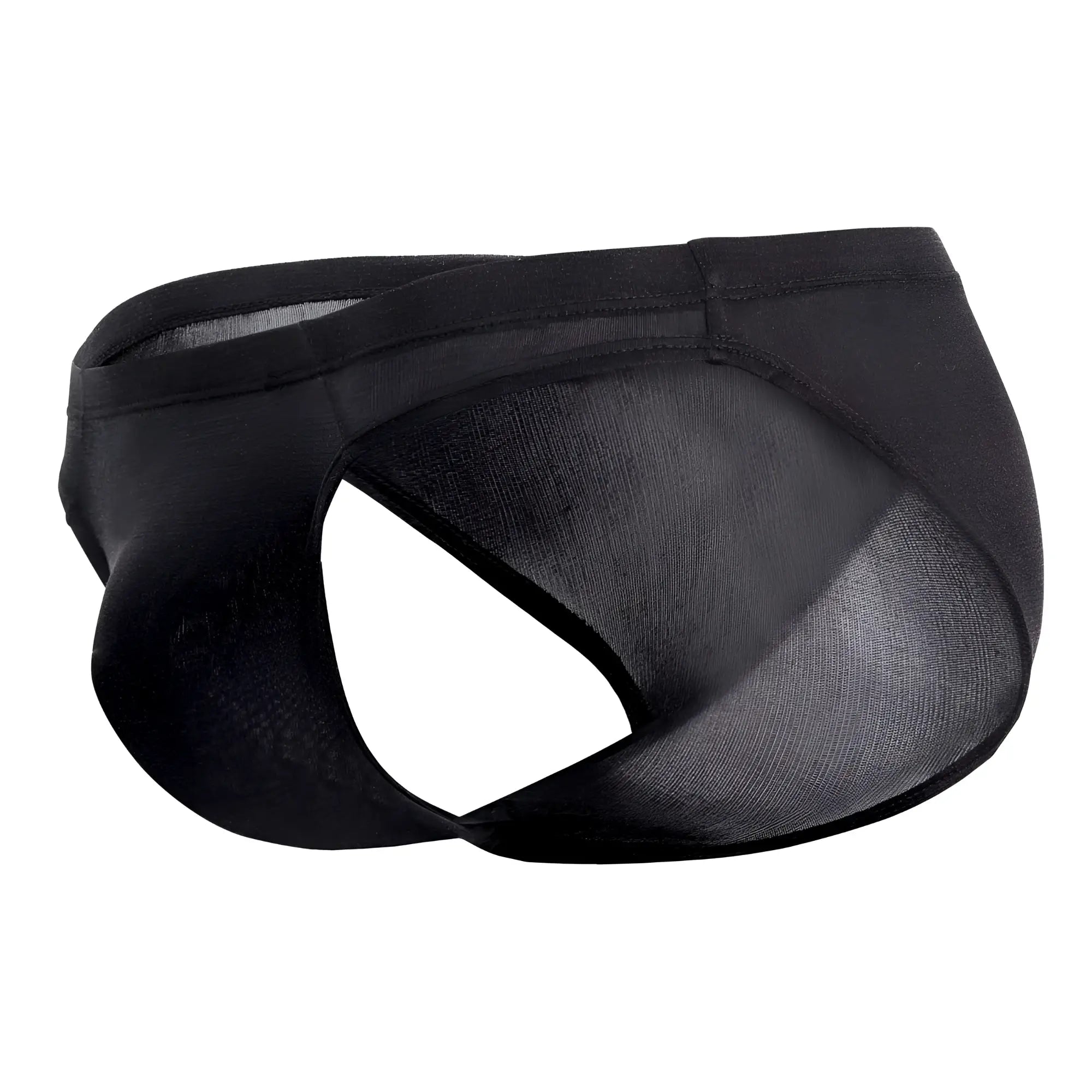 Black magic silk 6606 briefs featuring contoured design with mesh and solid silk fabric for comfortable wear