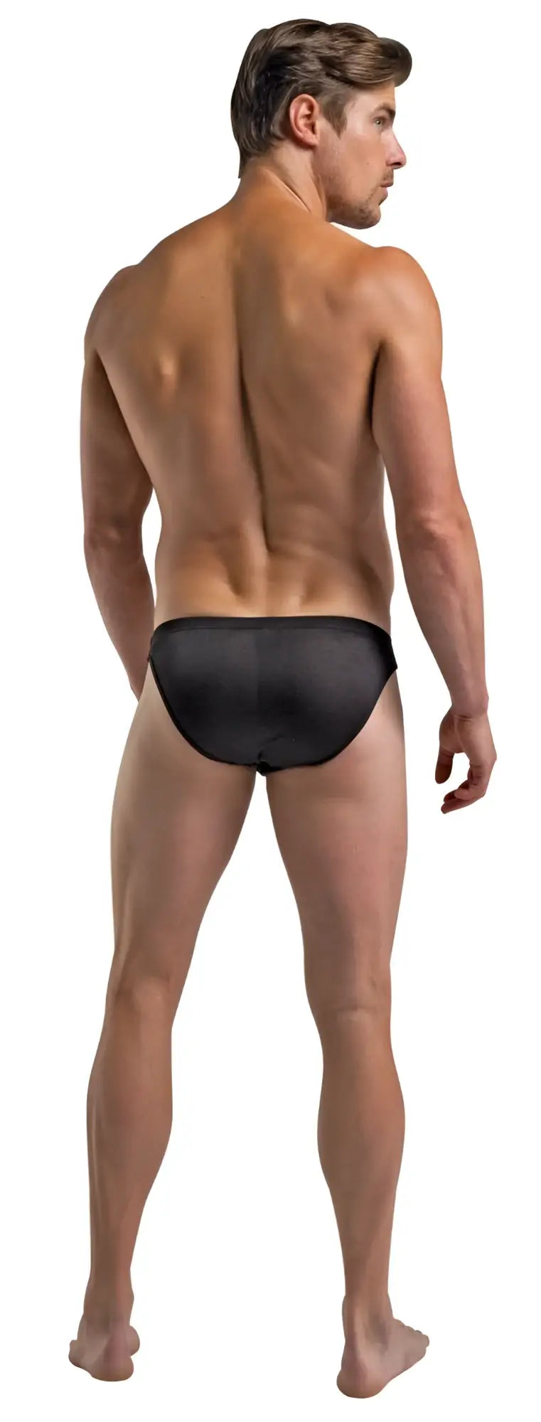 Black magic silk 6606 silk briefs swim trunks with sleek smooth fabric finish for comfortable wear