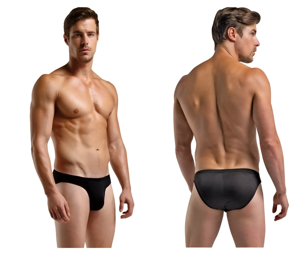 Black magic silk 6606 silk briefs with smooth form-fitting design for comfortable everyday wear