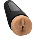 Black silicone covered main squeeze ariana marie ultraskyn stroker pussy vanilla with beige realistic head and control panel