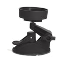 Black plastic main squeeze suction cup accessory with adjustable arm and clamp mechanism for versatile mounting