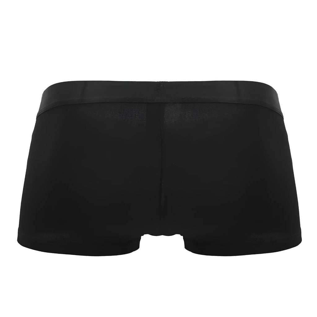 Black male power 129-281 easy breezy mini short briefs with smooth seamless fabric and elastic waistband