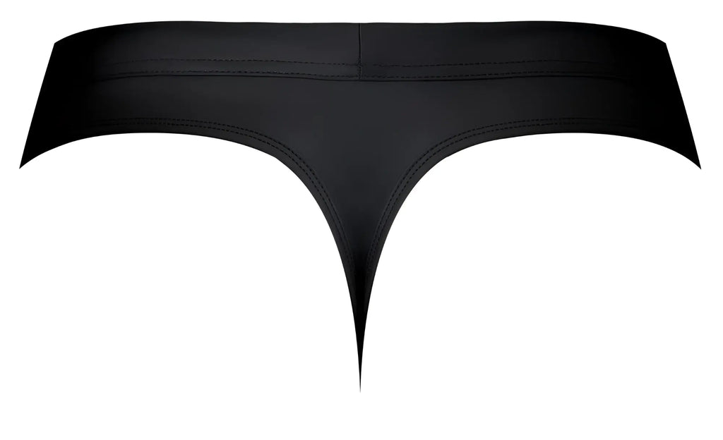 Black male power 410-298 oh snap snap off thong made of smooth stretchy fabric with sleek minimalist design