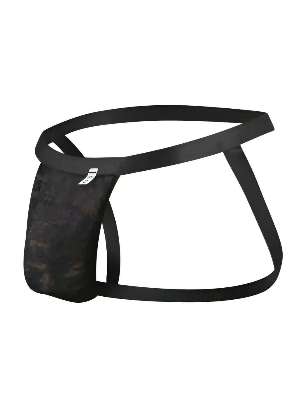 Malebasics mbl82 sexy jockstrap in black lace with adjustable straps and minimalist design for men