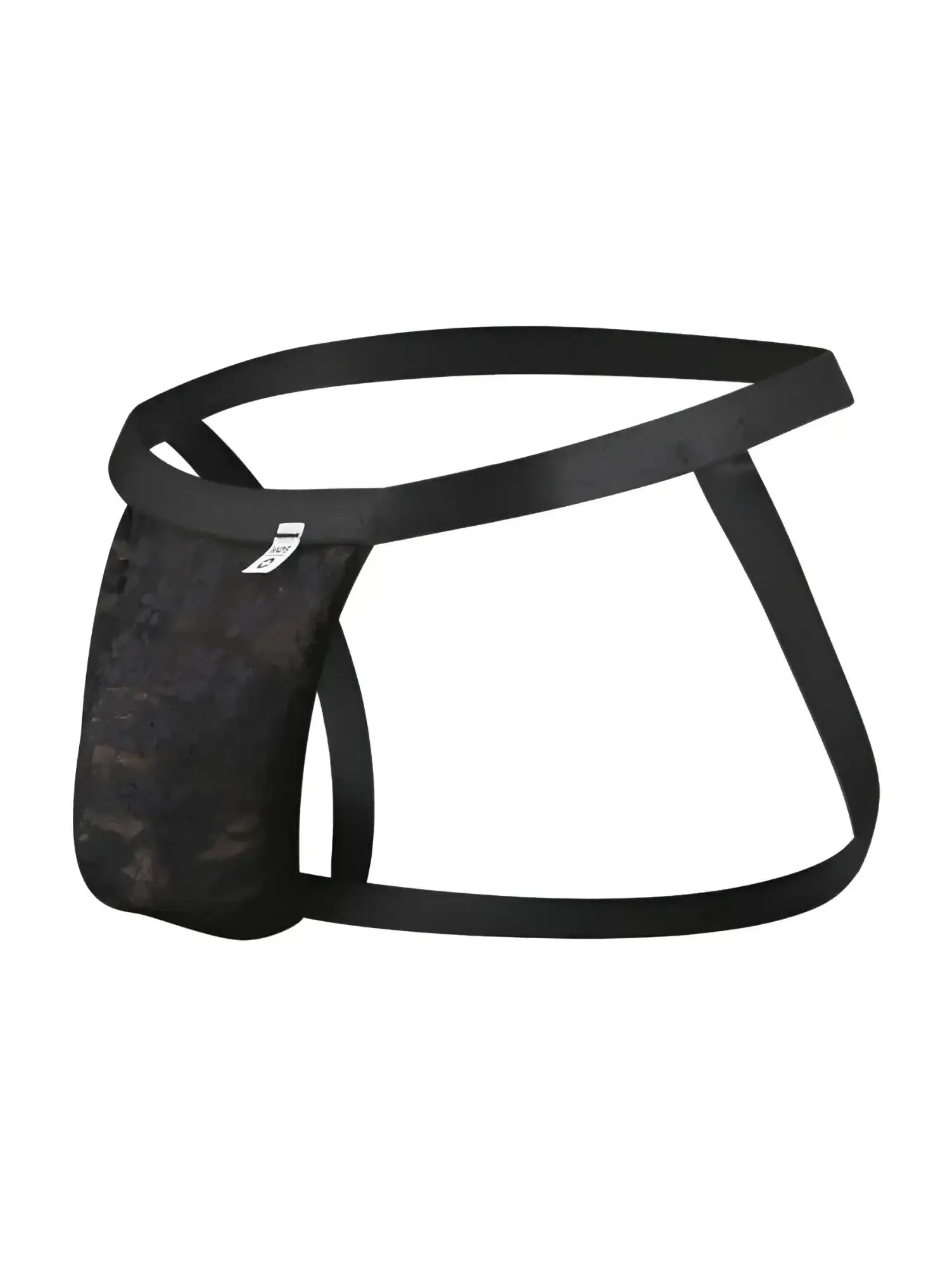 Malebasics mbl82 sexy jockstrap in black lace with adjustable straps and minimalist design for men