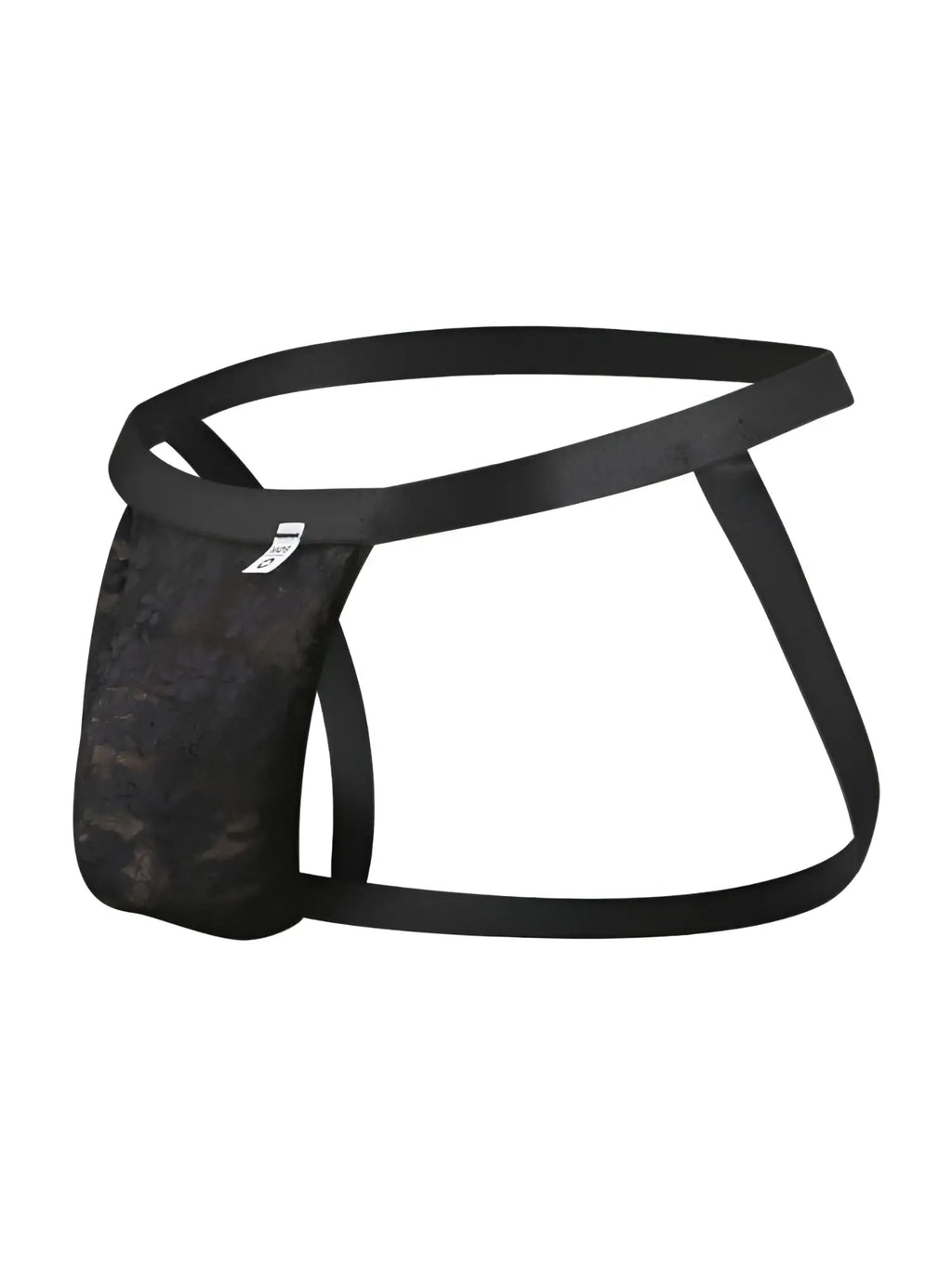 Malebasics mbl82 sexy jockstrap in black lace with adjustable straps and minimalist design for men