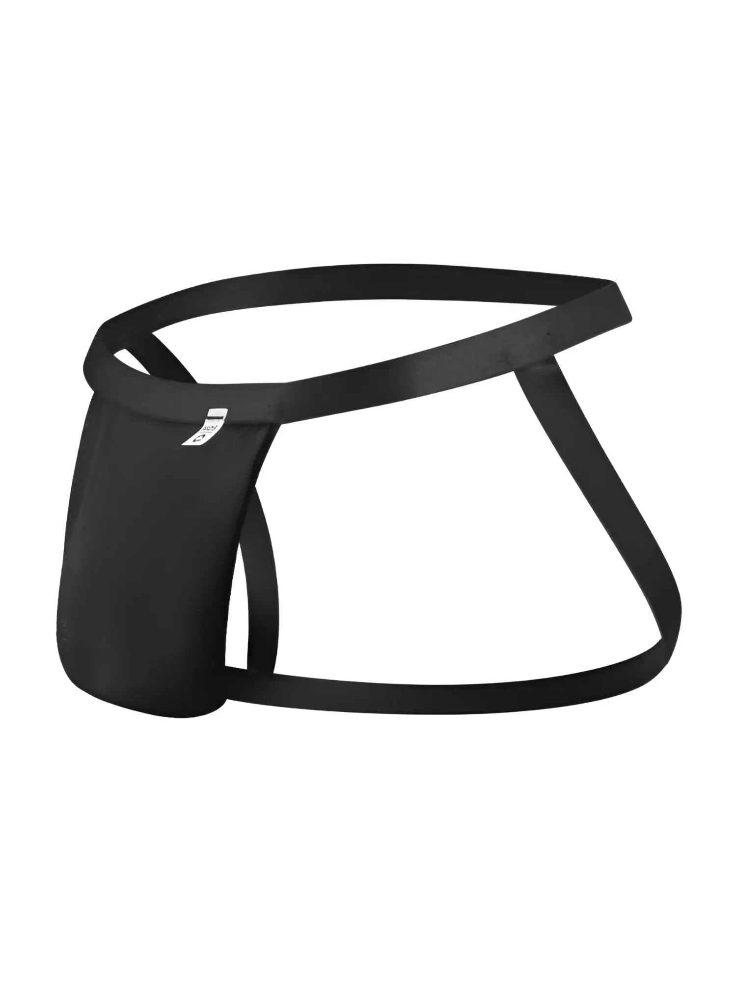Black male basics mbl82 sexy jockstrap briefs with sleek minimalist design and thin elastic waistband in mesh material