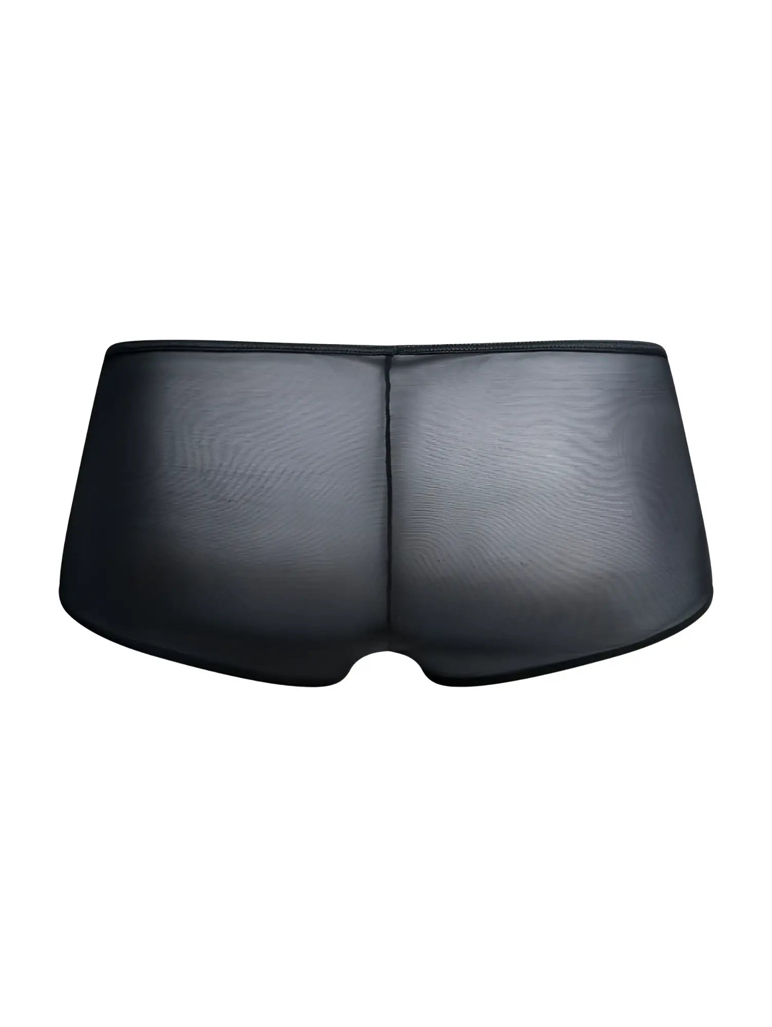 MaleBasics MBL83 Loop cheeky trunks black mesh briefs with sheer textured fabric and central front seam
