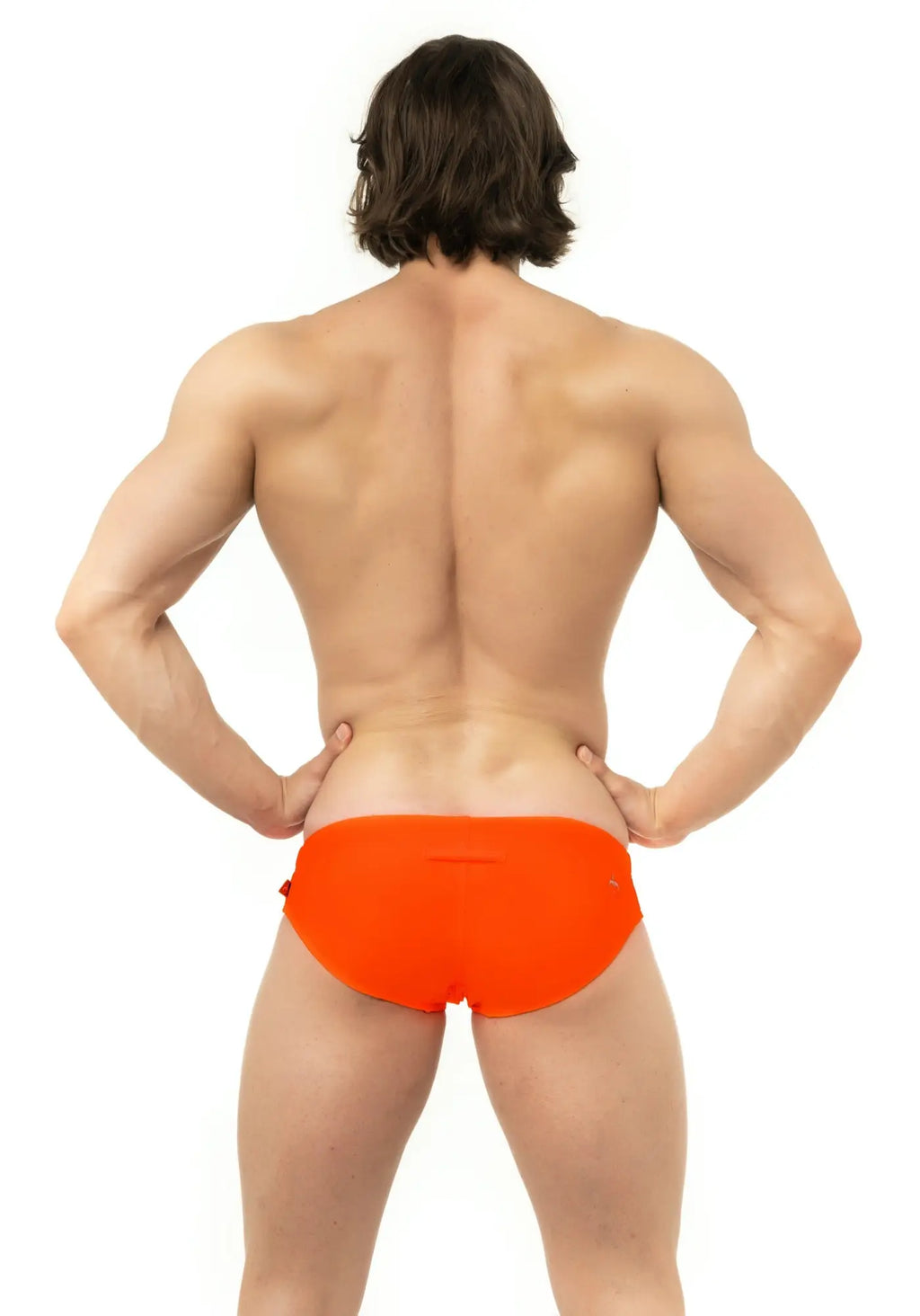 Bright orange Marcuse Arrest Me bikini swimwear trunks made of comfortable material for swimming and beachwear