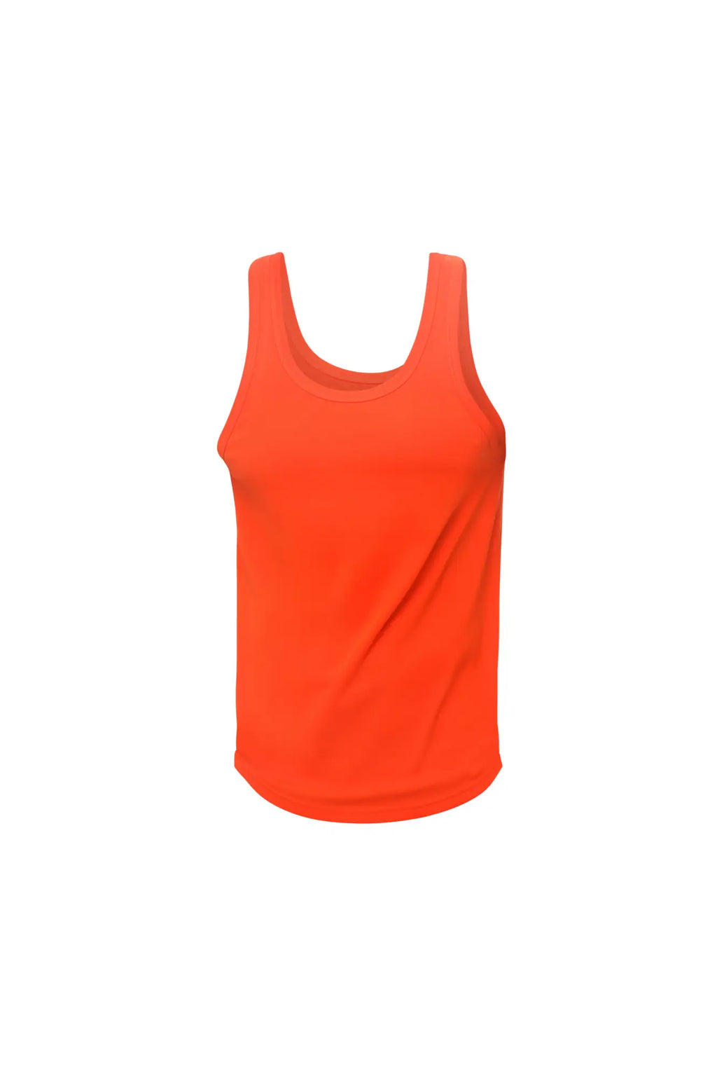 Marcuse Avalon tank top bright orange sleeveless fitted design perfect for casual and active wear