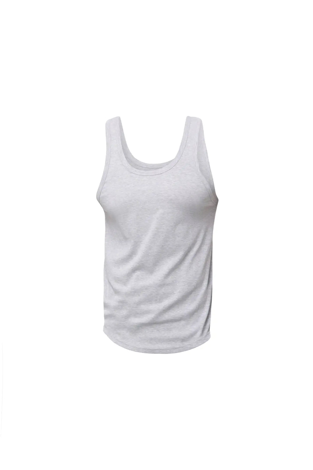 White cotton Marcuse Avalon tank top with a simple classic design and sleeveless style