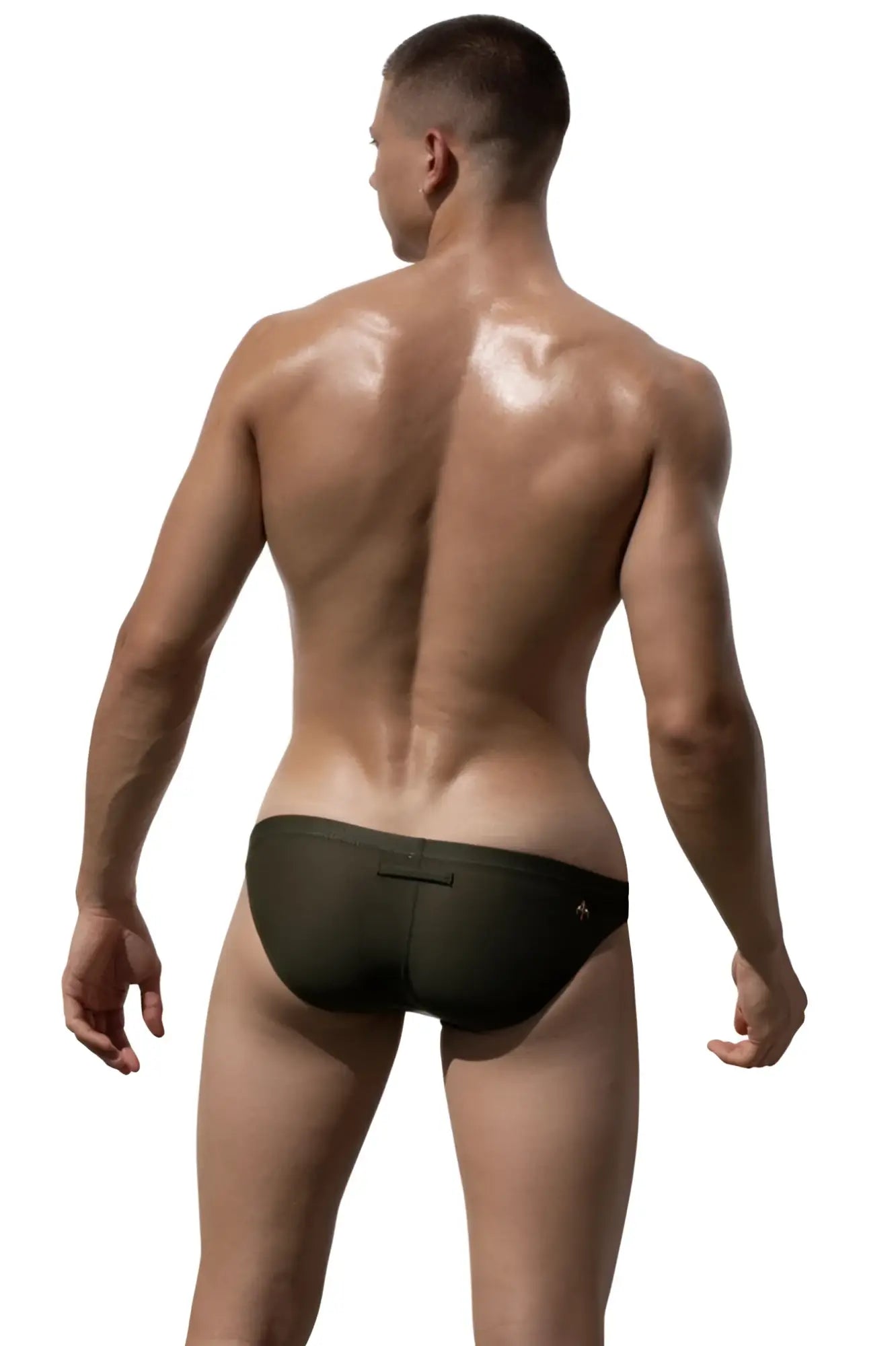 Black Marcuse Breeze brief underwear with a small side logo made from breathable swim fabric
