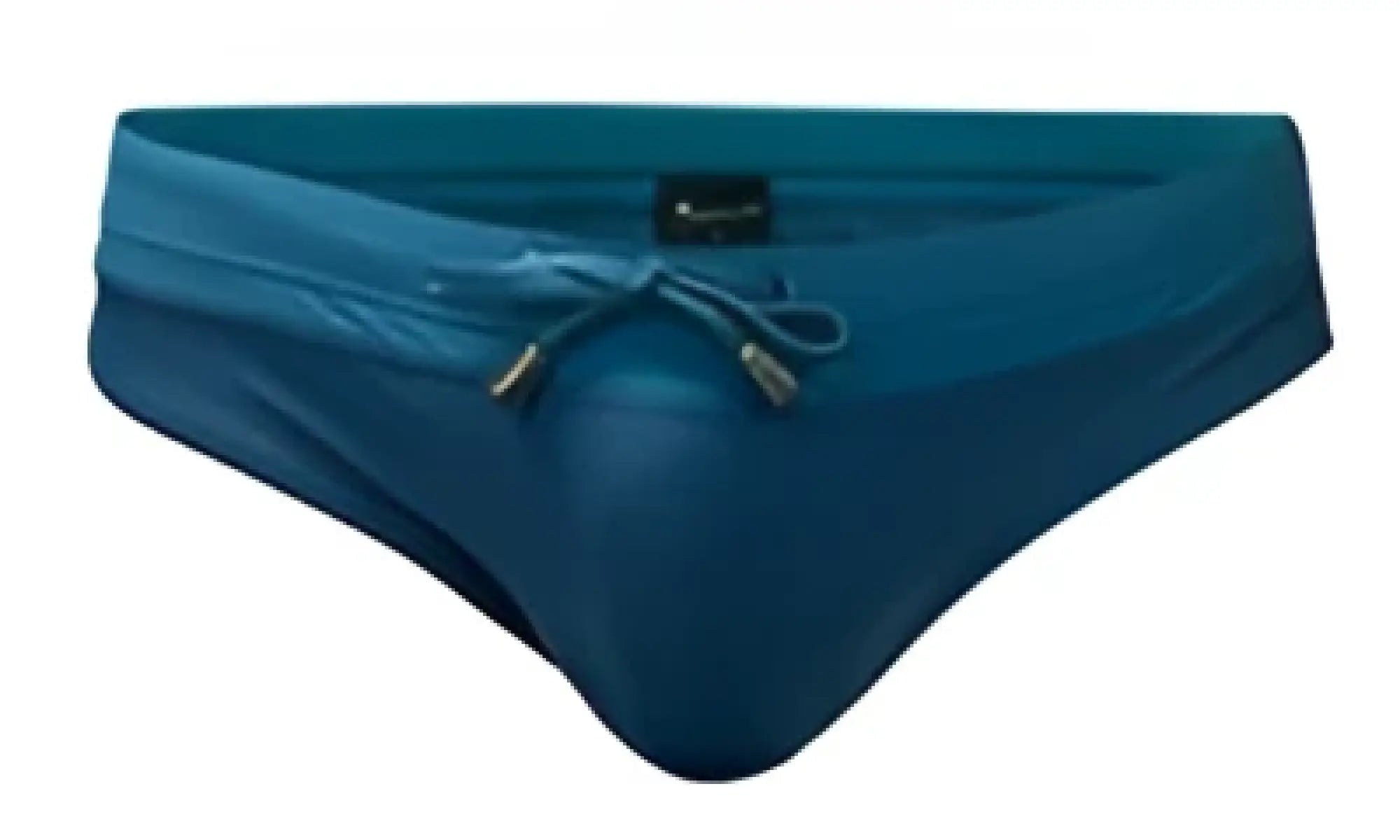 Blue marcuse hunter bikini swimwear featuring men’s swim trunks with a drawstring waistband and subtle front branding