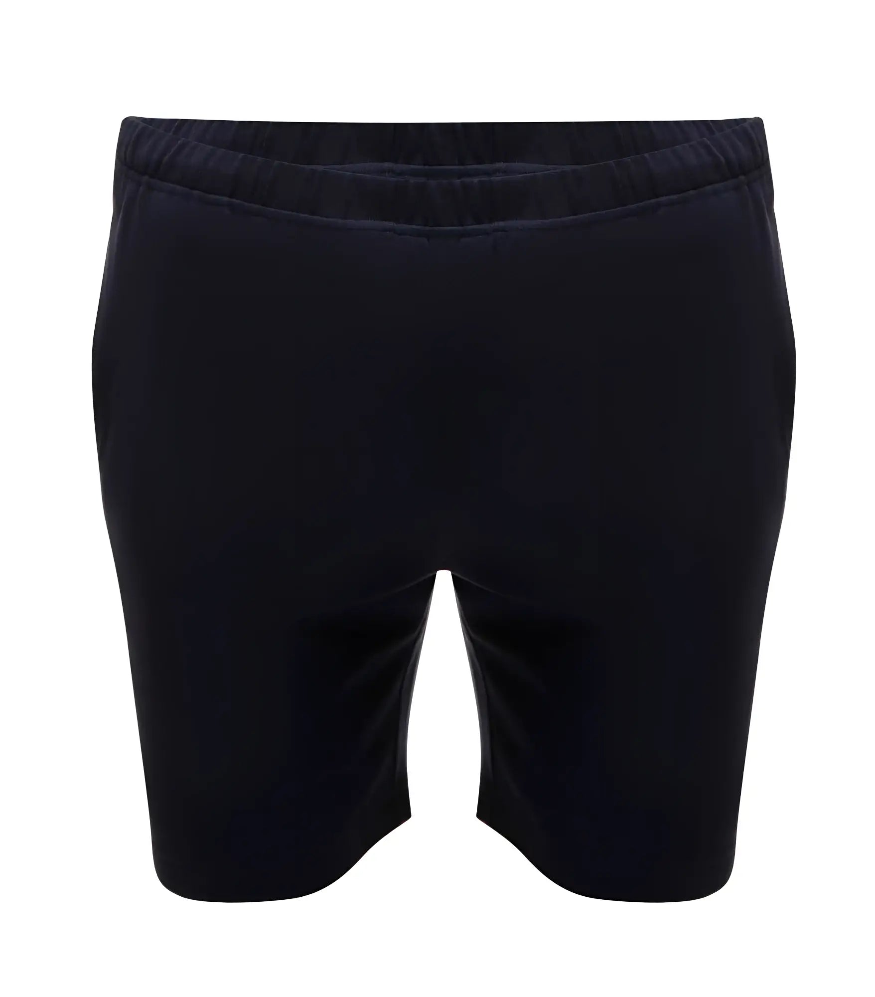 Marcuse Oxford shorts in black with elastic waistband and smooth form-fitting fabric for athletic use
