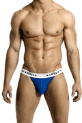 Ajaxx63 Men's Low-Rise Jockstrap - Blue - Big Roger