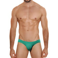 Tealmale wear aluche bikini green 5043-17 teal briefs with a snug form-fitting design in soft breathable fabric