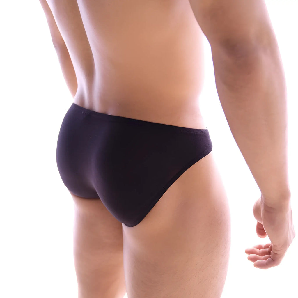 Black metro male wear bosillo brief 3505-20 with smooth form-fitting design for comfortable everyday wear