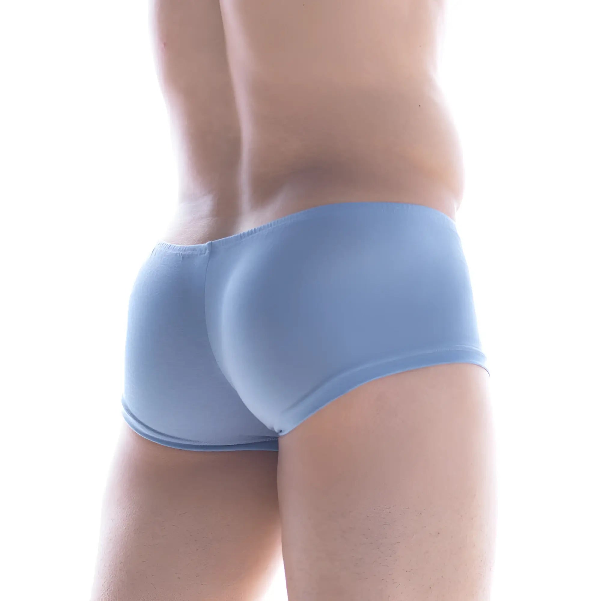Light blue seamless form-fitting metro malewear bosillo short boxer lavender 3014-08 made of smooth fabric