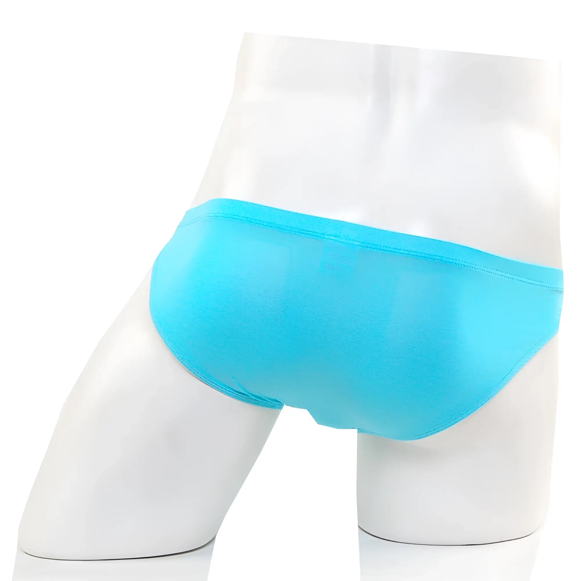 MetroMaleWear cannon hip brief in bright turquoise with smooth stretchy fabric fit for comfortable daily wear