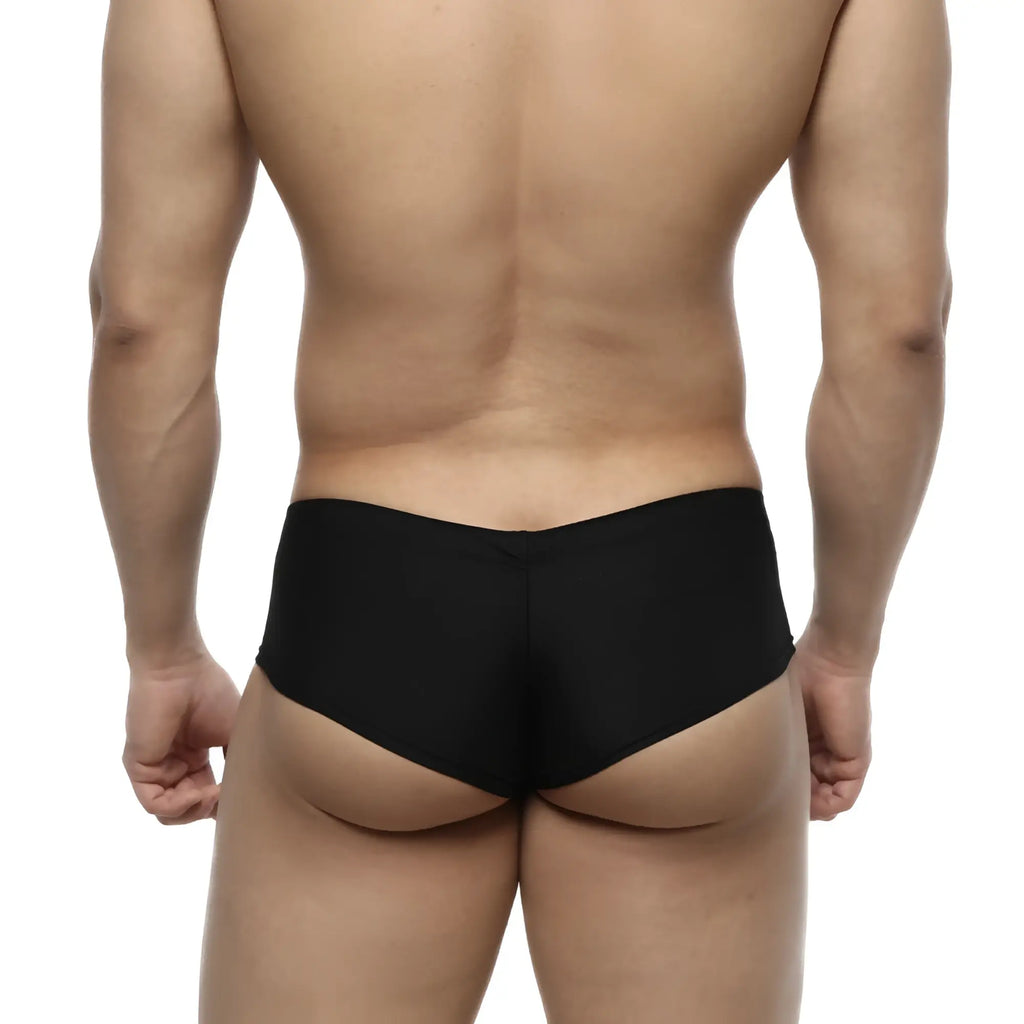 Black briefs metroMalewear cheek 2028-20 with smooth form-fitting design for comfortable everyday wear