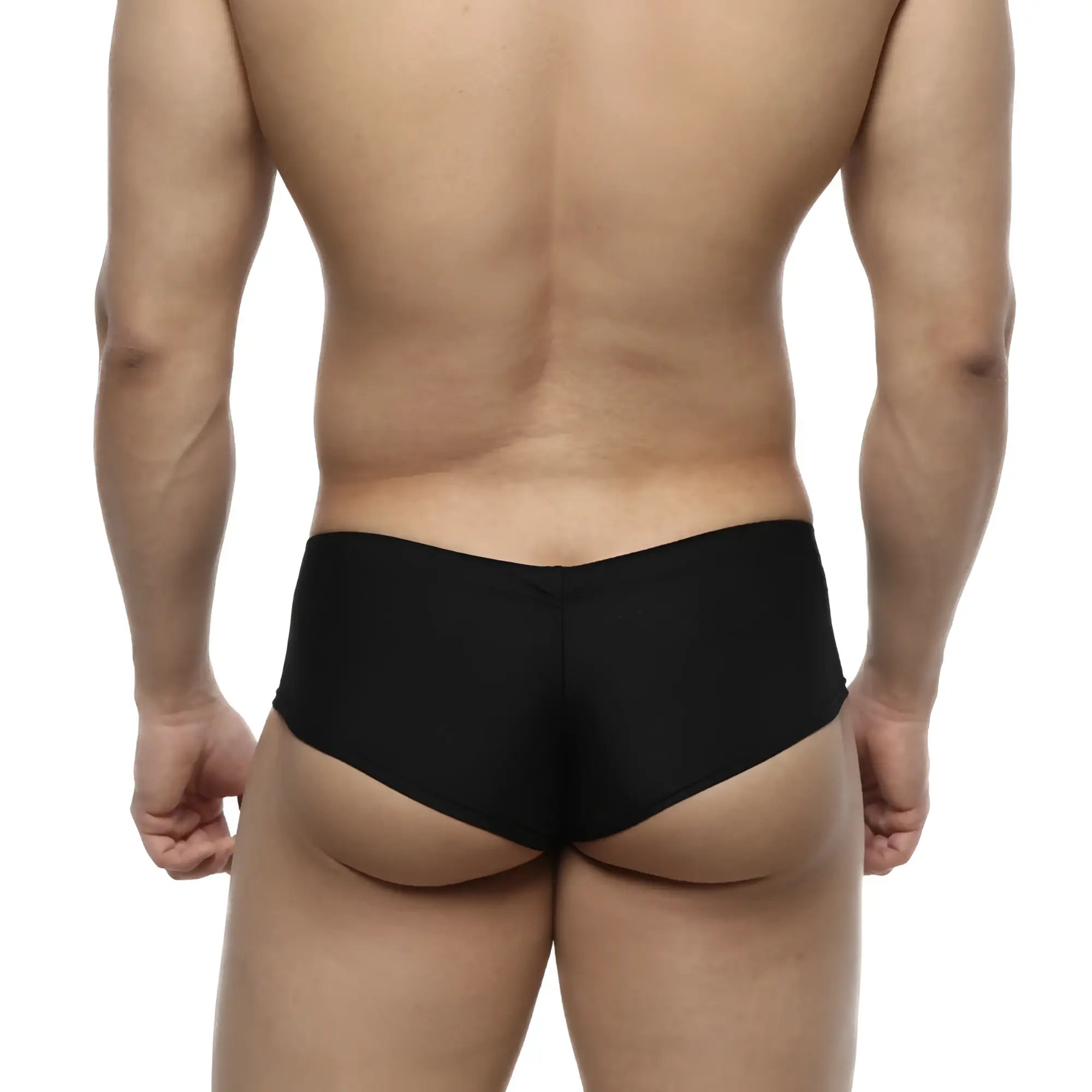 Black briefs metroMalewear cheek 2028-20 with smooth form-fitting design for comfortable everyday wear