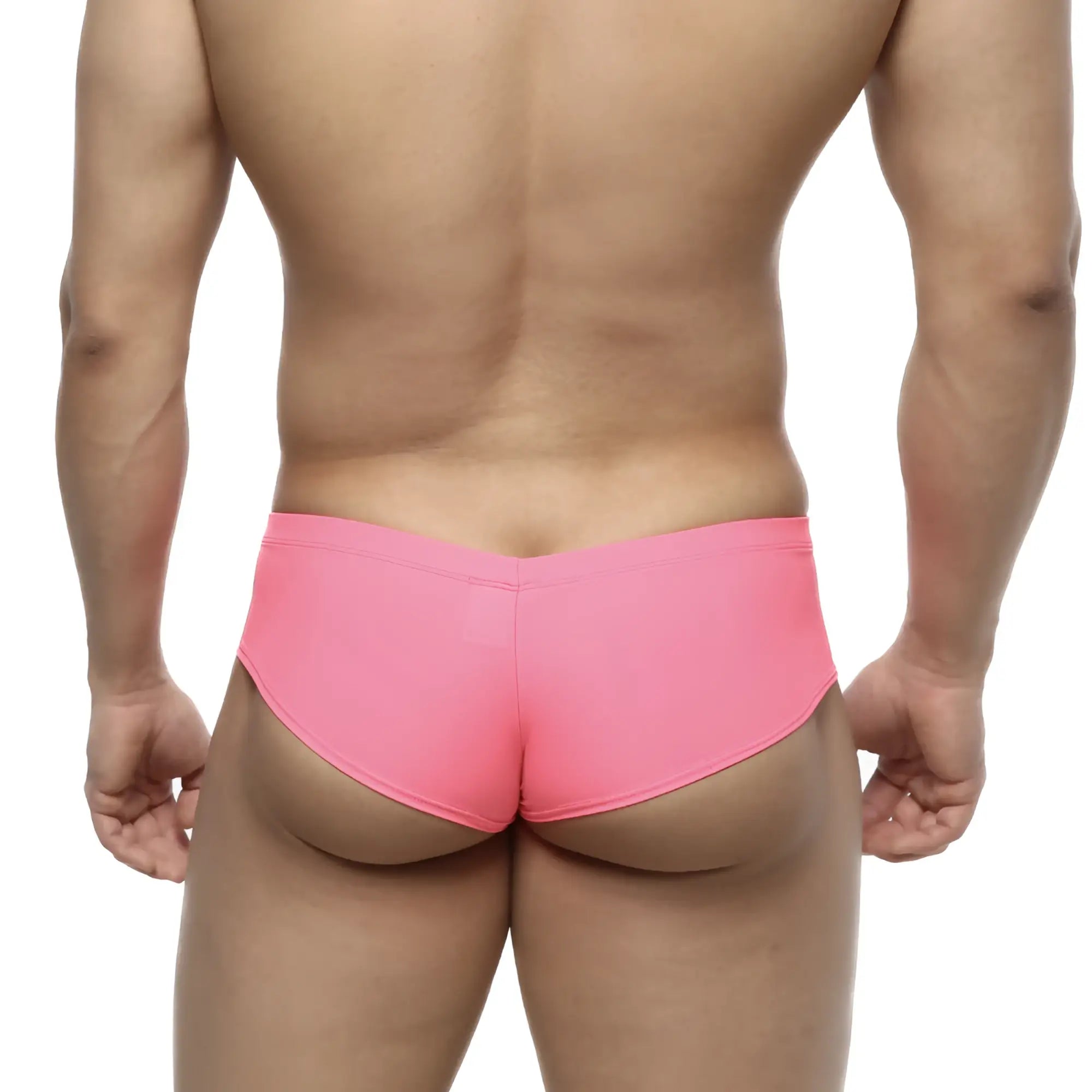 Bright pink metro malewear cheek fuchsia 2028-02 swim trunks with form-fitting smooth stretchy fabric