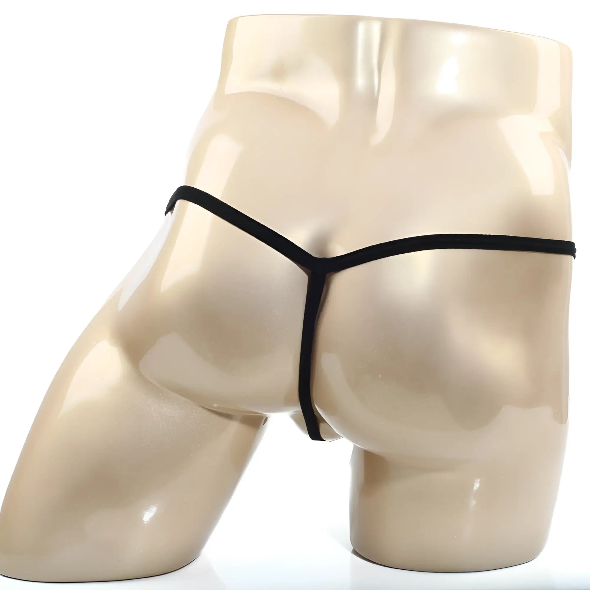 Black thong underwear by metromalewear cobra string camo 2214-61 with minimalist design and smooth elastic fabric