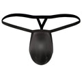 Black MetroMaleWear cock bra thong with smooth textured fabric and thin elastic straps for a sleek fit