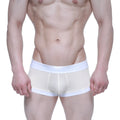 Metro male wear crema boxer brief beige 3026-04 smooth form-fitting white briefs with contrasting elastic waistband