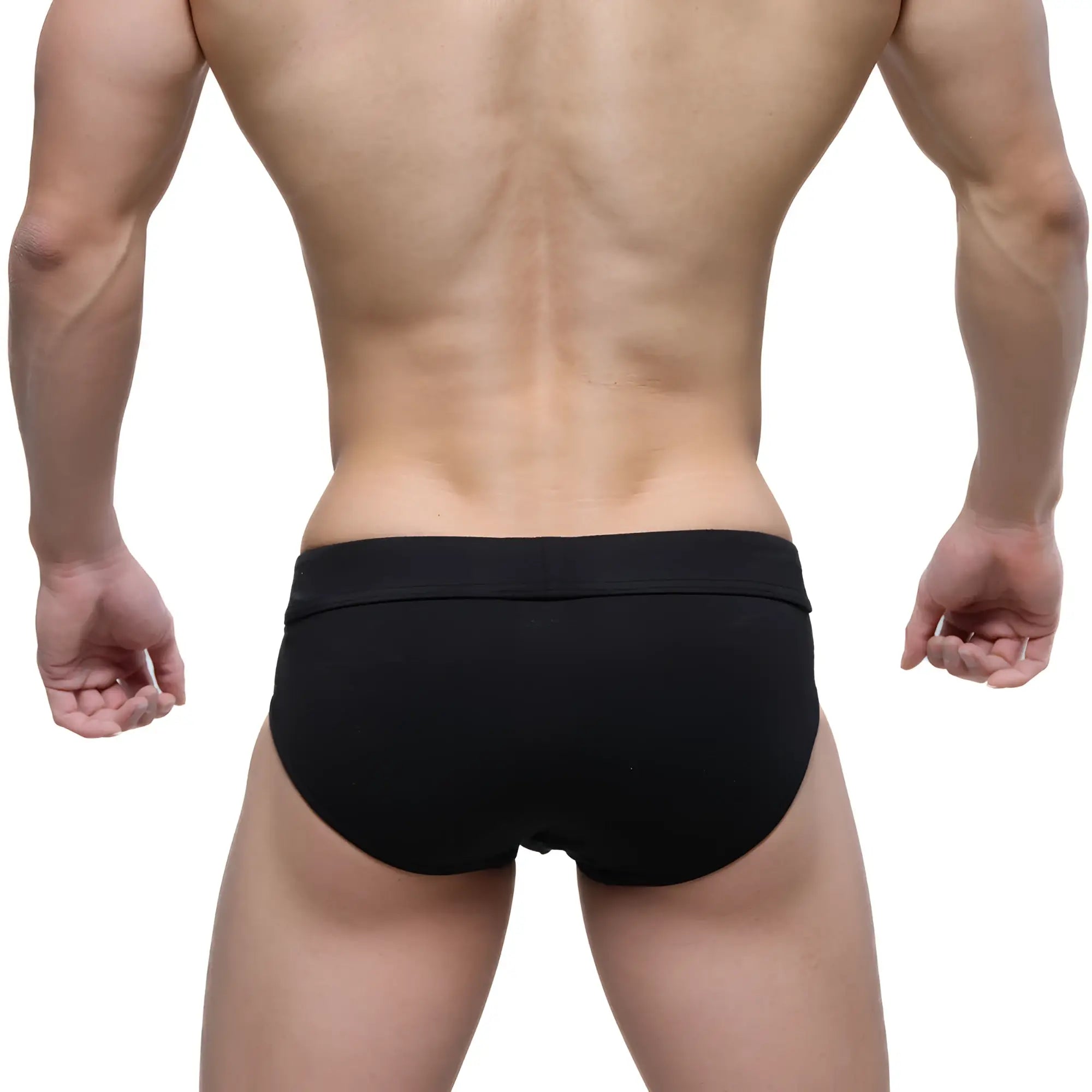 Black metroMalewear Deseo brief pearl 5503-22 with smooth form-fitting design for comfortable everyday wear