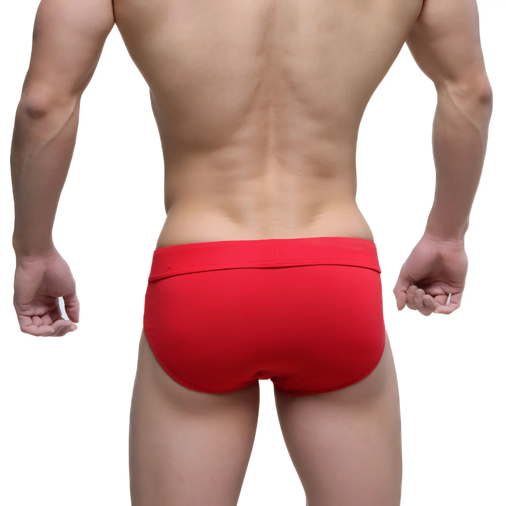 MetroMaleWear Deseo Brief red 5503-12 smooth form-fitting men’s briefs in vibrant red color for comfortable wear