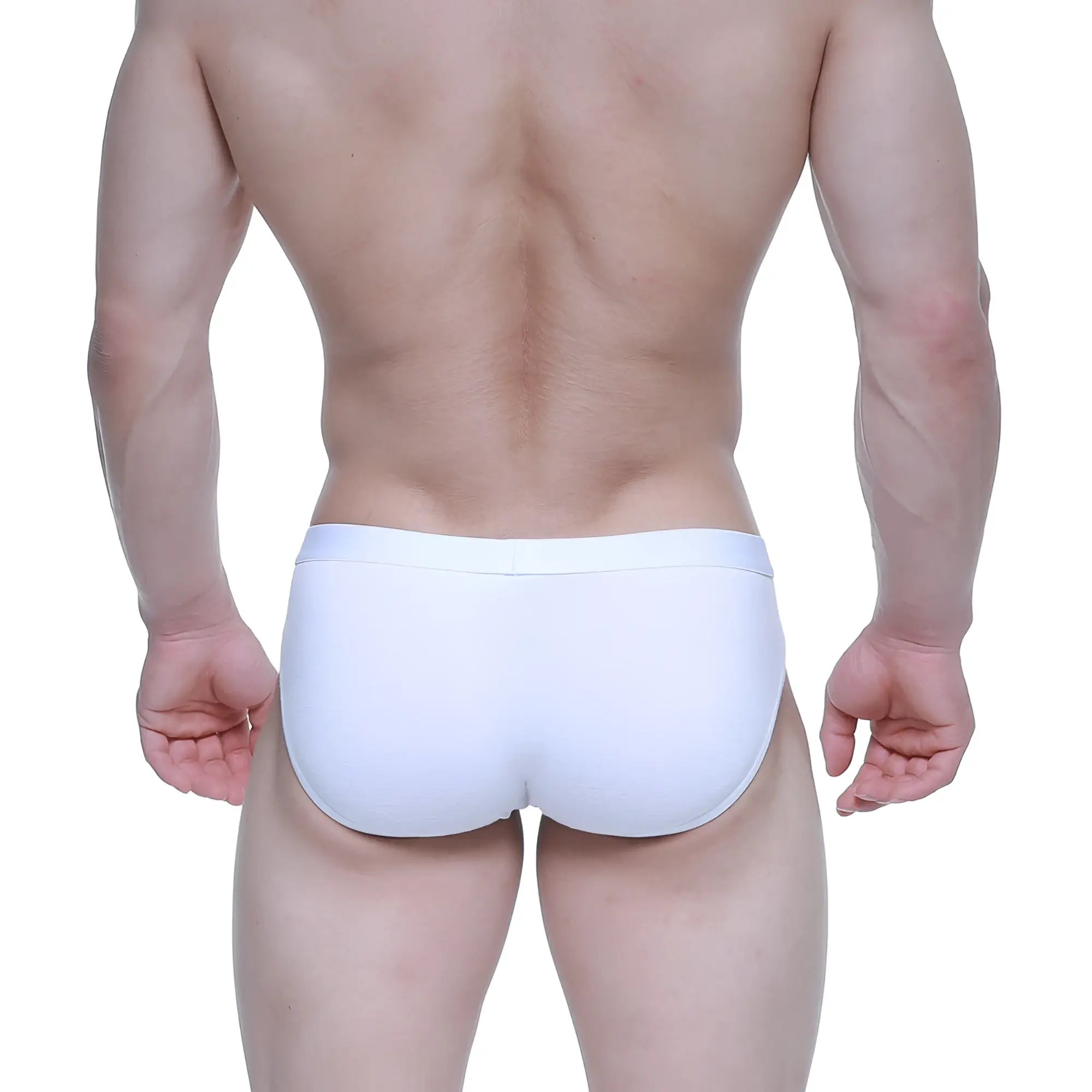 White briefs metro male wear dream brief 3003-03 with smooth form-fitting design for comfortable daily wear