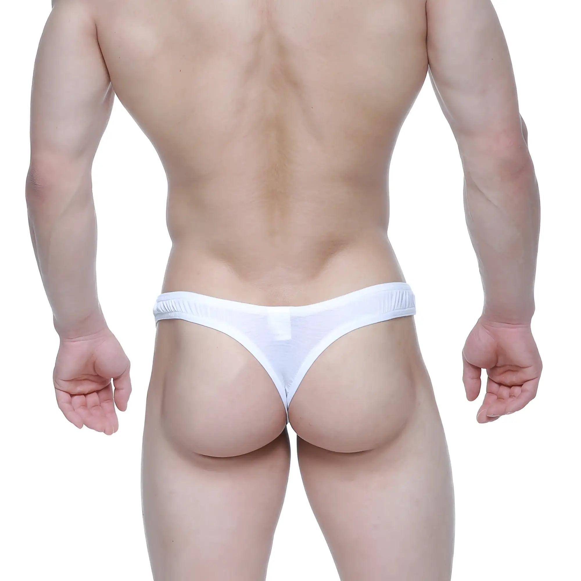 Metro malewear dream thong white 2002-01 smooth form-fitting white thong briefs with elastic waistband