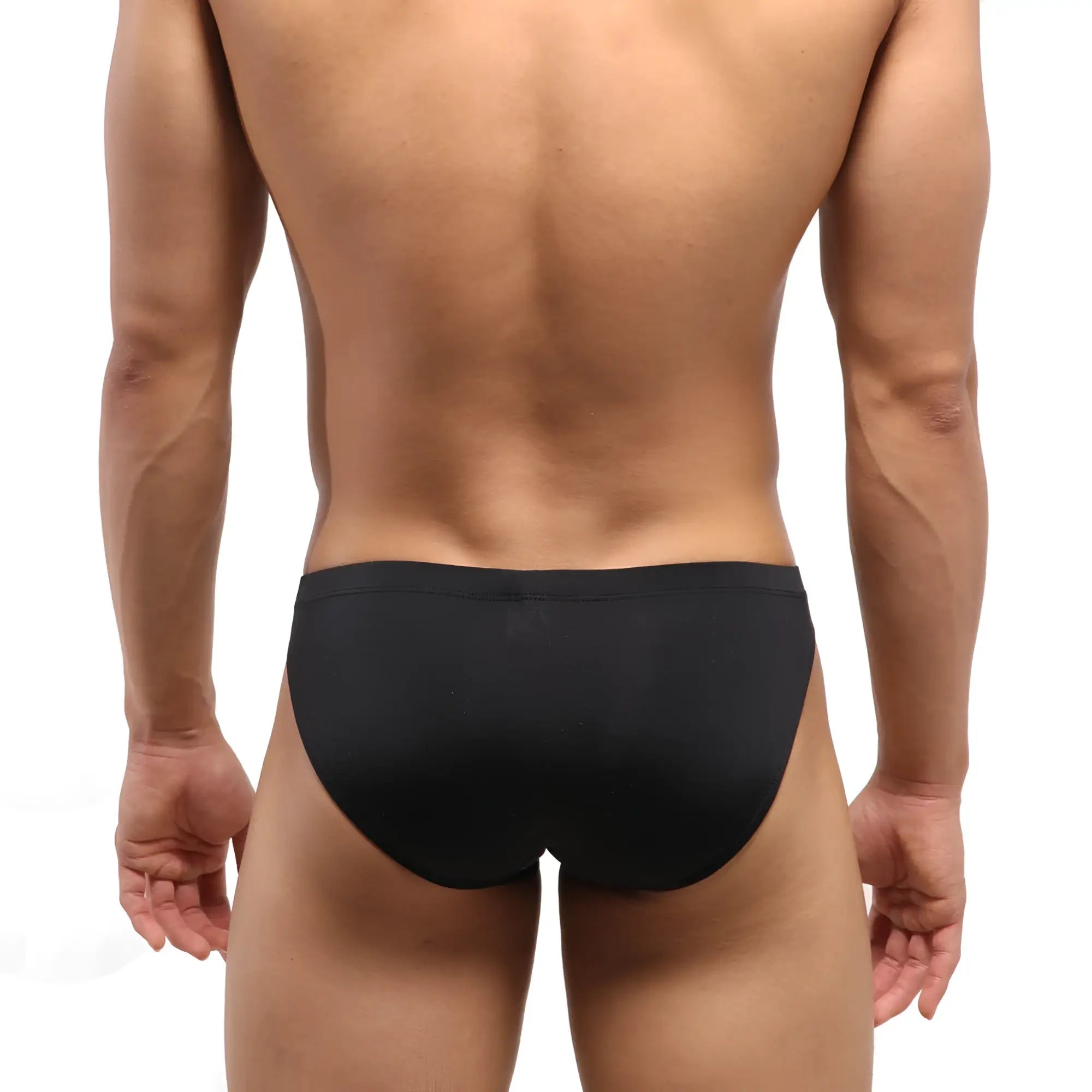 Black MetroMaleWear European hip brief 5007-20 with smooth, form-fitting design for comfortable daily wear