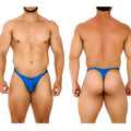 MetroMaleWear fantasy thong royal blue 6112-18 with sleek form-fitting design and small black logo on front