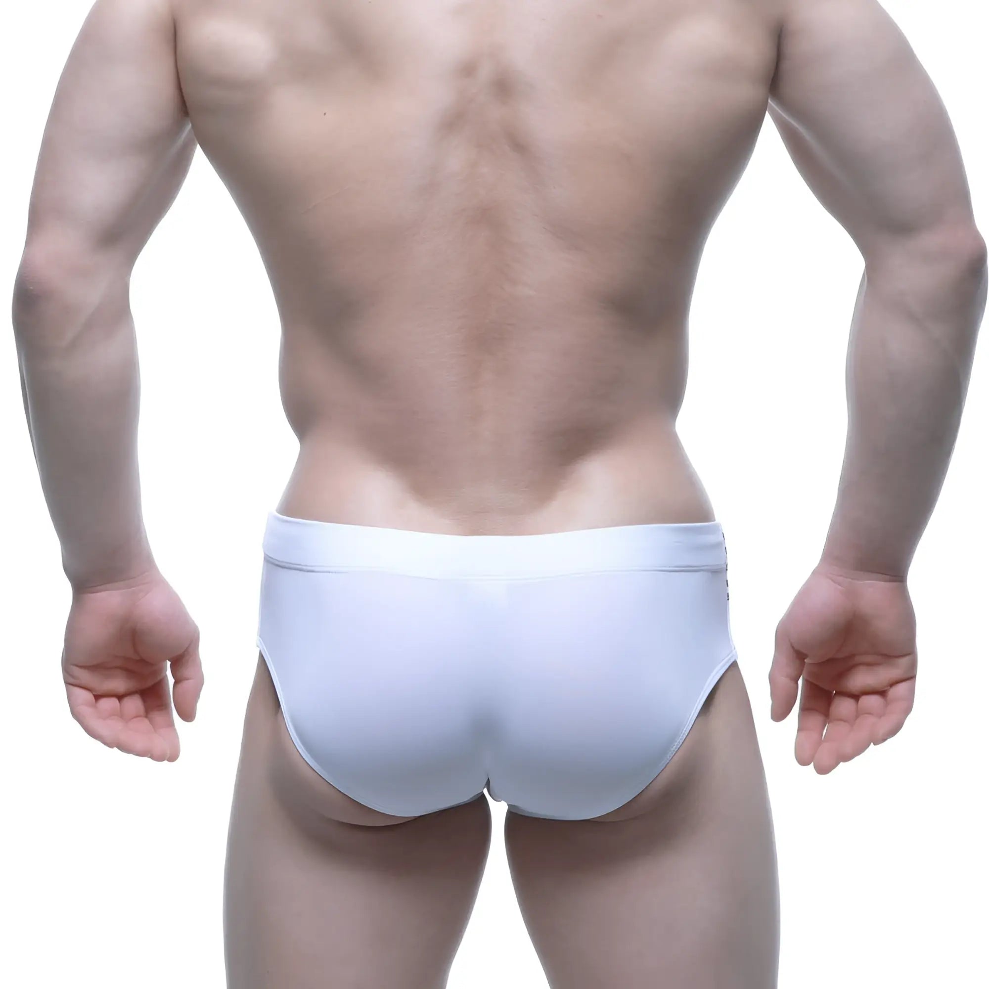 White briefs metro male wear greek swim brief black 4918 60 with smooth form fitting design