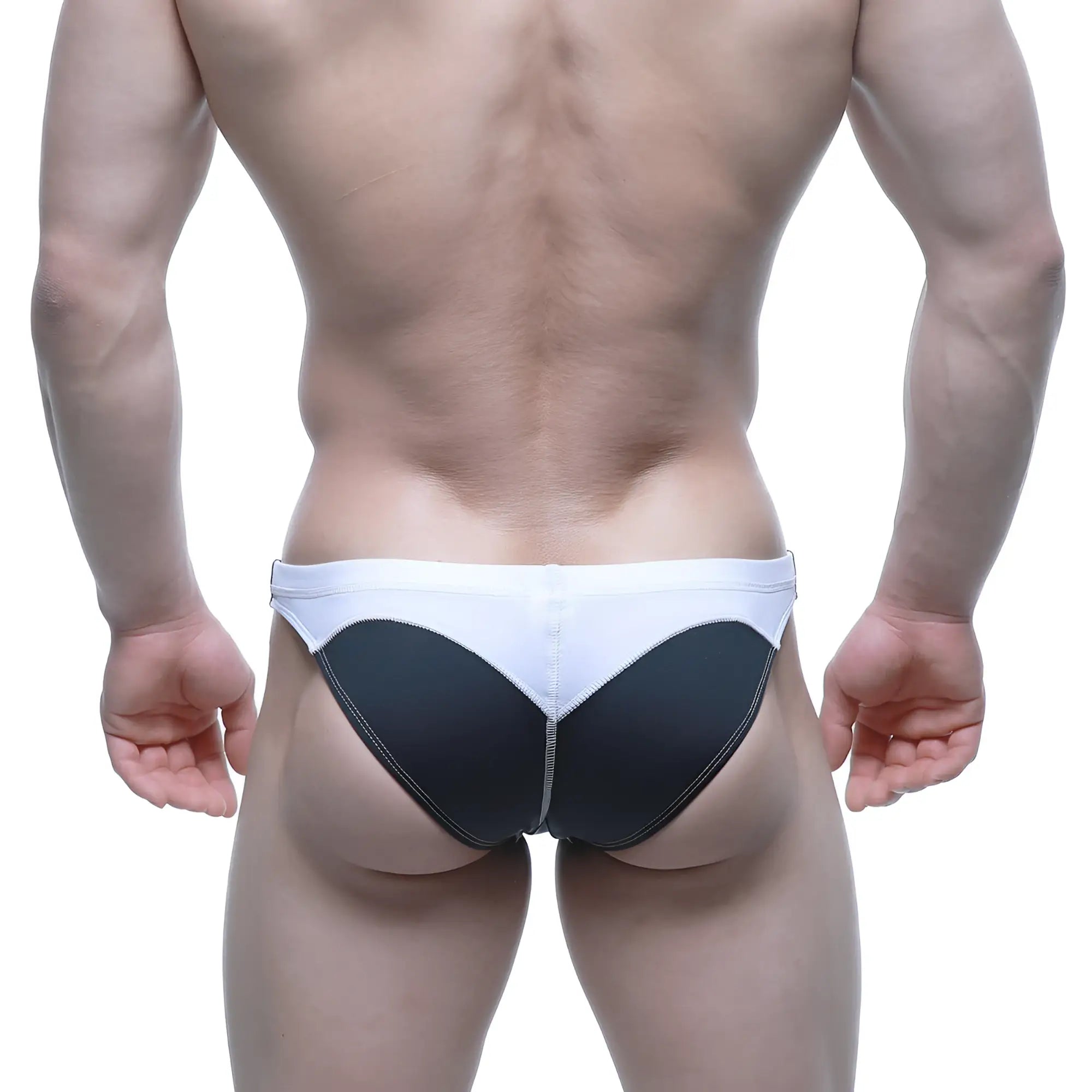 Metroamalewear laguna swim bikini black athletic briefs with sleek modern design for swimming and beachwear